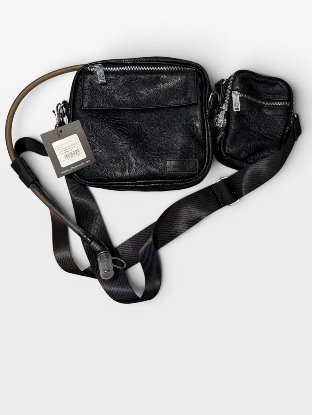 Culture Kings Hydration Multi Bag Black/Paisley